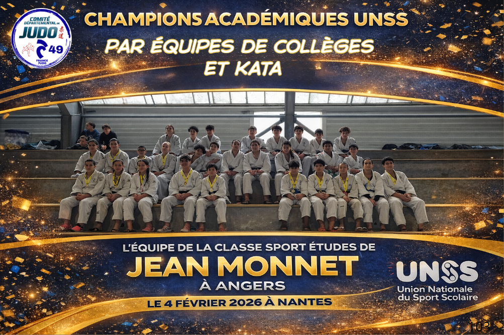 Classe Sport Etudes 49 Championne Académique 2026