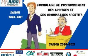 FORMULAIRE DE POSITIONNEMENT DES ARBITRES ET DES COMMISSAIRES