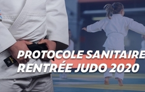 PROTOCOLE SANITAIRE - RENTRÉE JUDO 2020