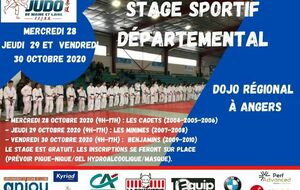 3 JOURNEES DE STAGES SPORTIFS (28-29-30 OCTOBRE)