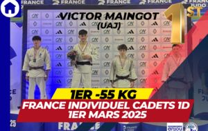 Victor Maingot Champion de France Cadets 1D 2025