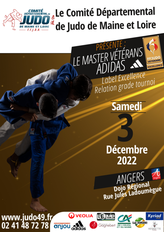 Master Vétérans Adidas 03/12/2022