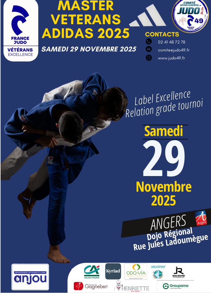 Master Vétérans Adidas 2025