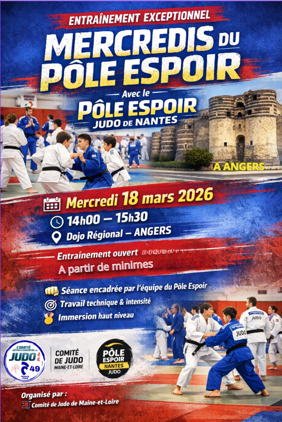 Mercredi du Pole Espoir à Angers