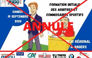 ANNULE format° initiale arbitre et commissaire sportif n°1 9h-12h