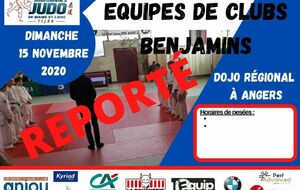 REPORTE EQUIPES DE CLUBS BENJAMIN(E)S