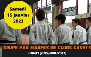 **ANULE** Equipes de clubs cadets.