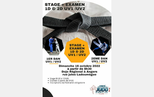 Stage + examen kata 1D et 2D