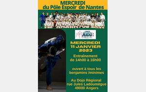 Entraînement Mercredi du Pôle Espoir de Nantes