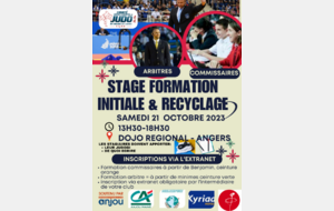 Formation initiale +recyclage commissaires sportifs 13h30-18h30 