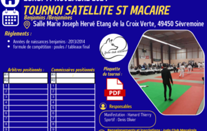  TOURNOI SATELLITE ST MACAIRE