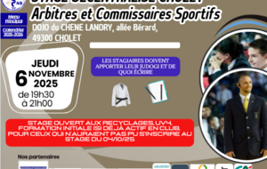 stage décentralisé arbitrage et uv4 Cholet