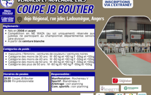 19h30: Coupe JB Boutier Angers