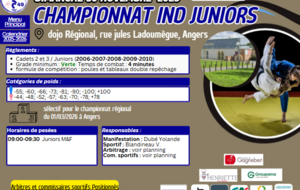 CHAMPIONNAT IND JUNIORS
