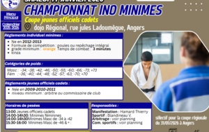 14h: Championnat départemental minimes