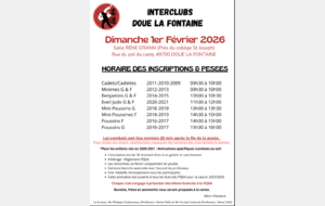 Interclubs de Doué la Fontaine