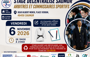 Stage décentralisé Saumur