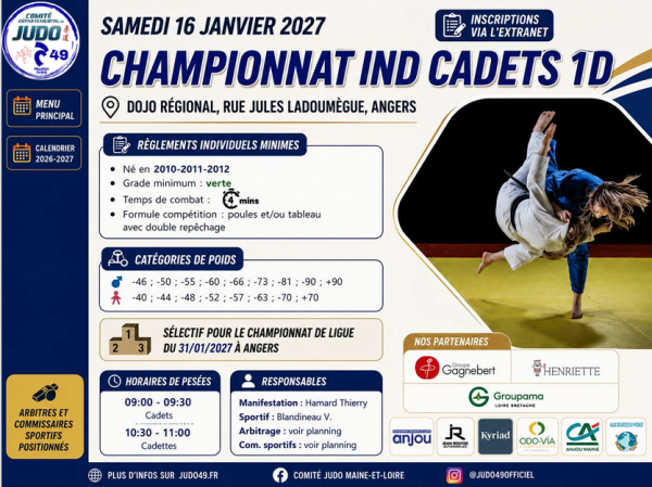 Championnat Individuel Cadets