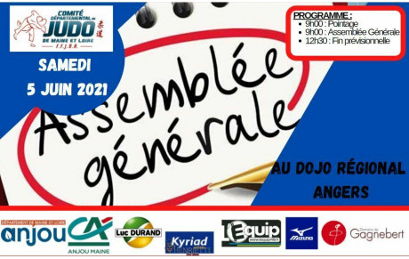 ASSEMBLEE GENERALE - SAMEDI 5 JUIN 2021