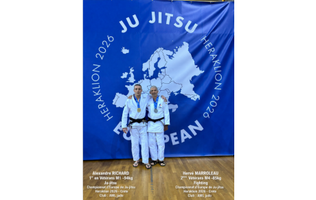 Résultats championnat d’Europe de ju-jitsu en Crête
