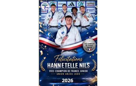 Hannetelle Nils Vice-champion de France Juniors